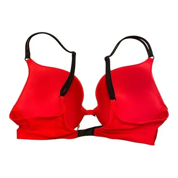 Victoria’s Secret Push-Up Bra In Red and Black Women’s Size 34C - Picture 3 of 9